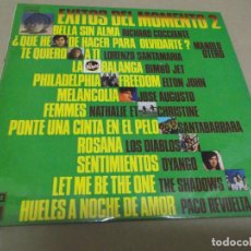 Discos de vinilo: EXITOS DEL MOMENTO 2 (LP) (VER FOTO CONTENIDO CO0MPLETO) AÑO – 1975