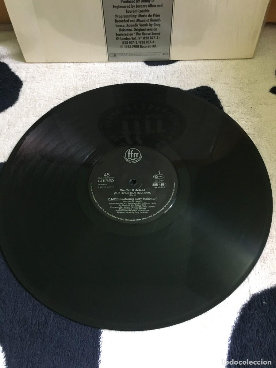 Discos de vinilo: D-Mob Featuring Gary Haisman &lrm;&ndash; We Call It Acieed (Remix) - Foto 3