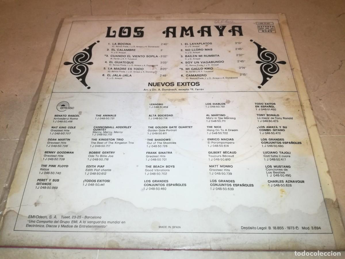 Discos de vinilo: LOS AMAYA-NUEVOS EXITOS-ORIGINAL 1973 - Foto 2