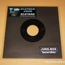 Discos de vinilo: SCATMAN JOHN - SCATMAN (SKI-BA-BOP-BA-DOP-BOP) / SCATMAN'S WORLD - 7” SINGLE - 1995 - ÚNICO JUKE-BOX
