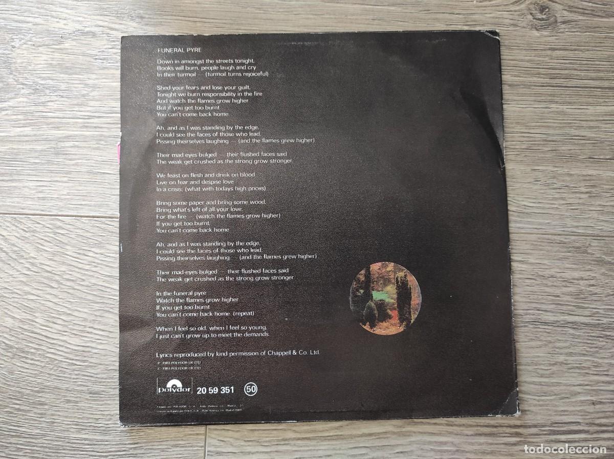 Discos de vinilo: THE JAM - FUNERAL PYRE - EDICION ESPA&Ntilde;OLA - POLYDOR 1981 - Foto 2