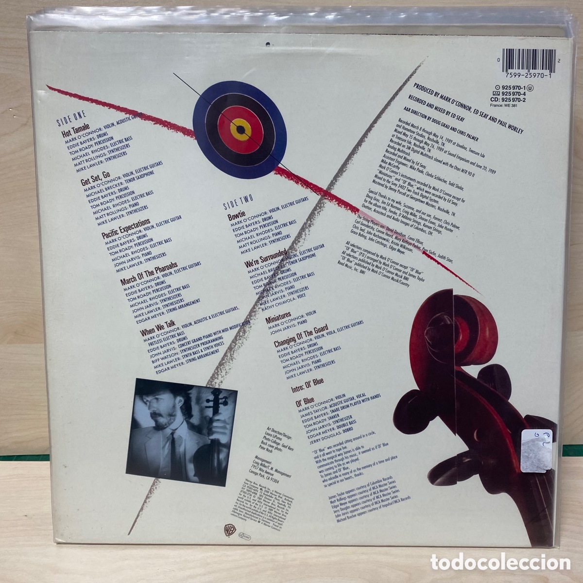 Discos de vinilo: Mark OConnor - On The Mark (LP, Album) - Foto 2