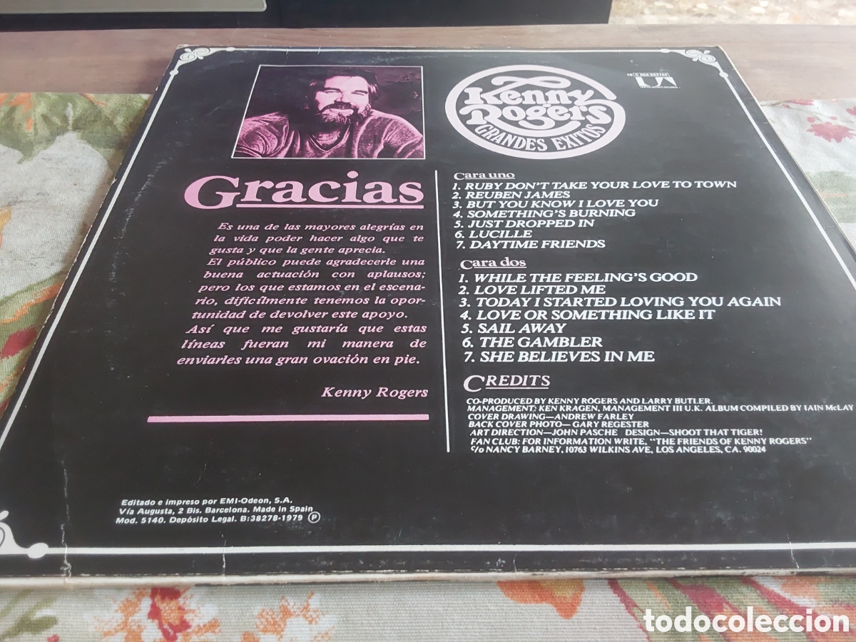 Discos de vinilo: VINILO KENNY ROGERS - Foto 2