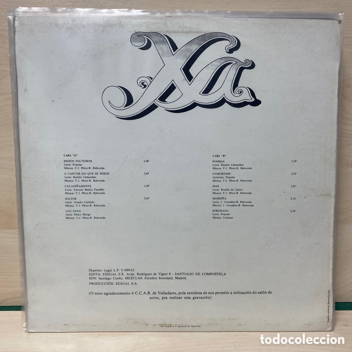 Discos de vinilo: Xa - Xa (LP, Album) - Foto 2