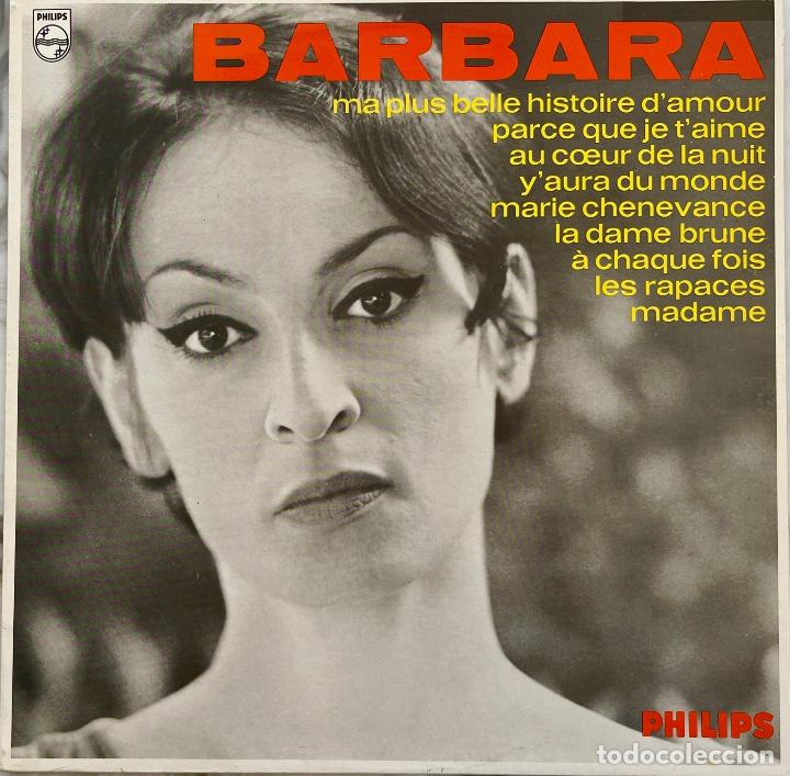 Discos de vinilo: BARBARA, PARCE QUE JE TAIME. LP FRANCIA - Foto 1