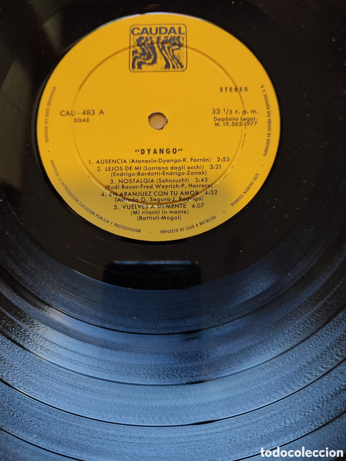 Discos de vinilo: Dyango - Same Vinilo Lp - Foto 3
