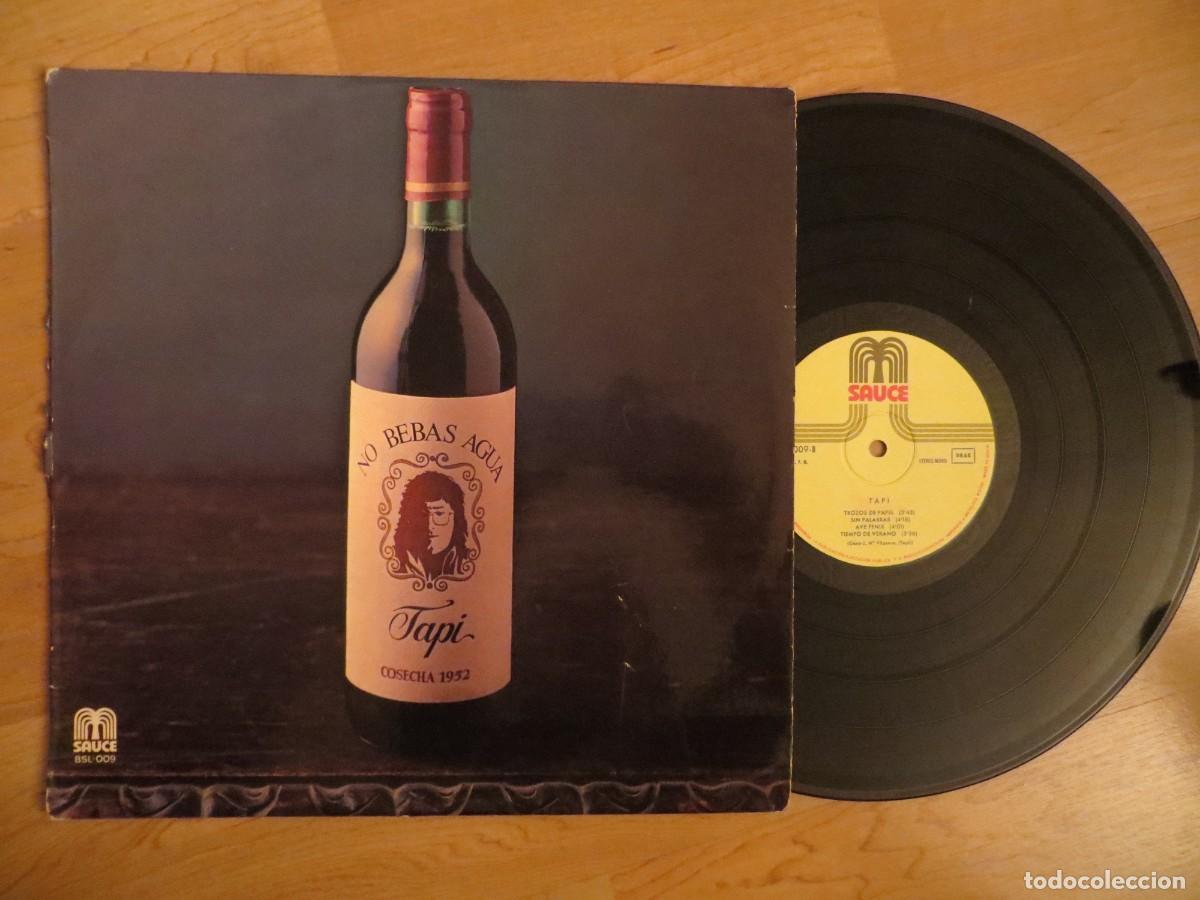 Discos de vinilo: TAPI - NO BEBAS AGUAS - LP - ROCK PROGRESIVO 1&ordf; EDICION TAPIMAN - Foto 1