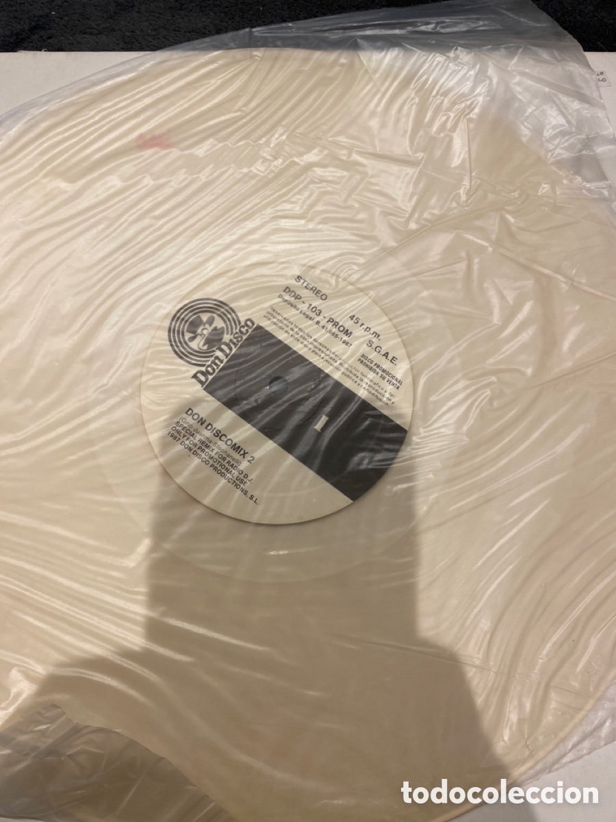 Discos de vinilo: DON DISCOMIX 2 - JUANMA GINO STEPHANELLI MAXI SINGLE VINILO TRANSPARENTE - Foto 1