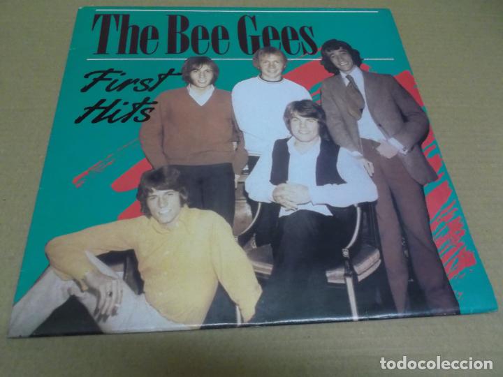 Discos de vinilo: BEE GEES (LP) FIRST HITS A&Ntilde;O &ndash; 1989 - IMPORT - Foto 1