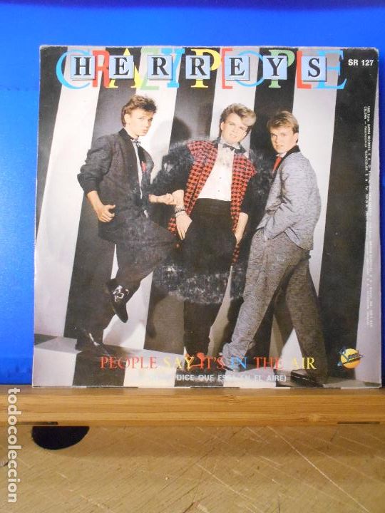 Discos de vinilo: herreys crazy people single - Foto 2