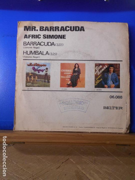 Discos de vinilo: MR BARRACUDA-AFRIC SIMONE-SINGLE - Foto 2