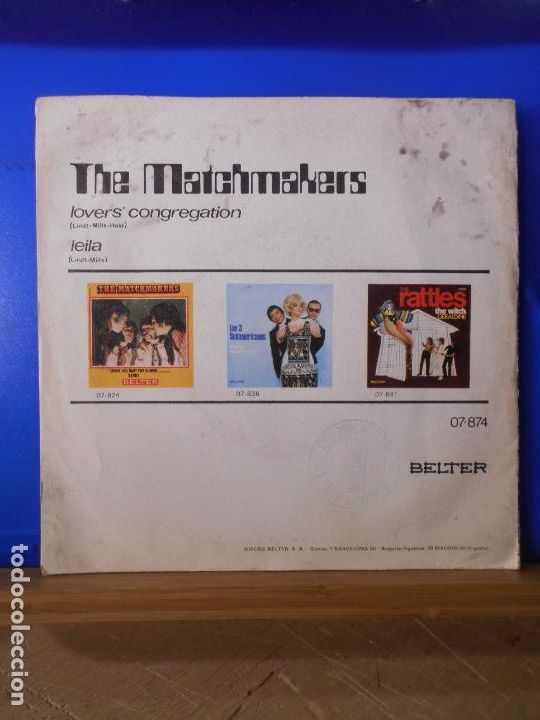 Discos de vinilo: the matchmakers - lovers congregation / Leila - - Foto 2