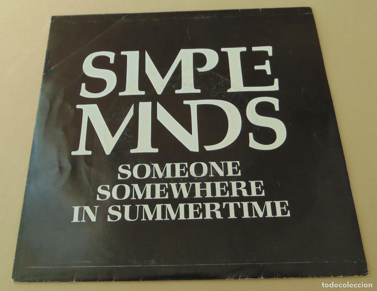 Discos de vinilo: Simple Minds &ndash; Someone Somewhere (In Summertime) - SINGLE PROMO 1987 - Foto 1