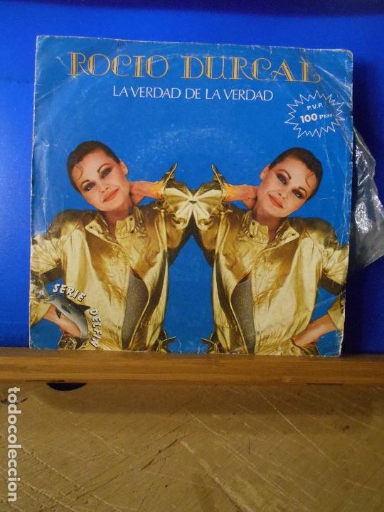 Discos de vinilo: ROCIO DURCAL-SINGLE LA VERDAD DE LA VERDAD - Foto 1