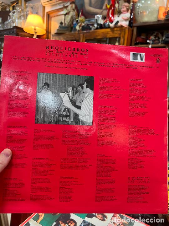 Discos de vinilo: LP REQUIEBROS - QUE TIENE?... QUE TIENE? - Foto 2