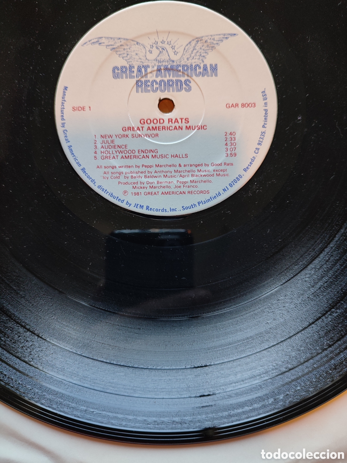 Discos de vinilo: Good Rats - Great american music - Foto 3