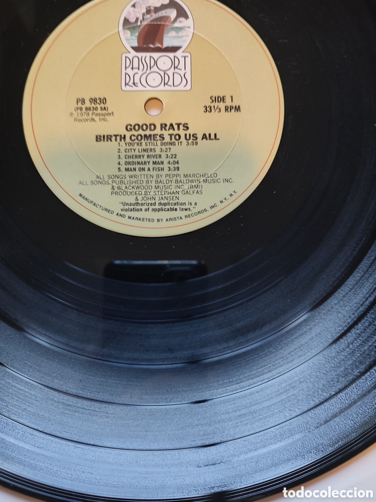 Discos de vinilo: Good Rats - Birth comes to us all - Foto 5