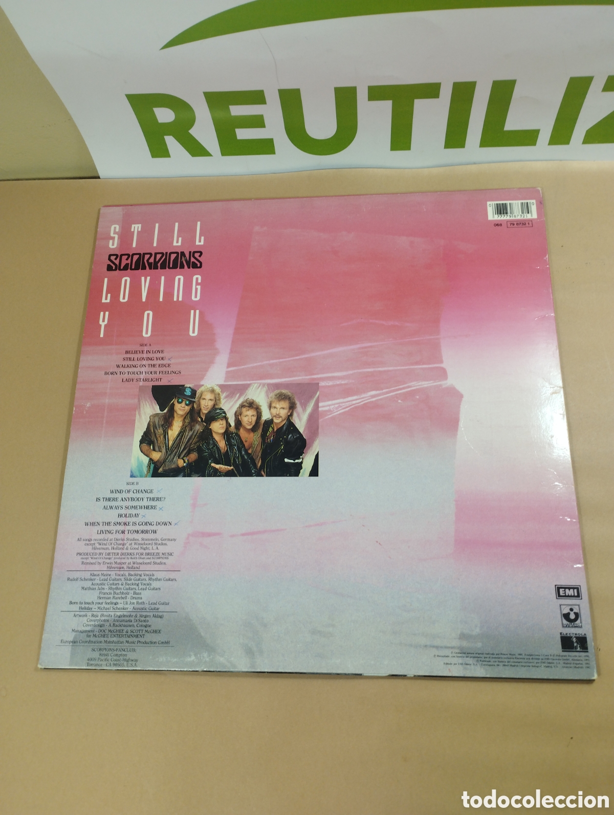 Discos de vinilo: Still loving you. Scorpions. LP.1992 - Foto 2
