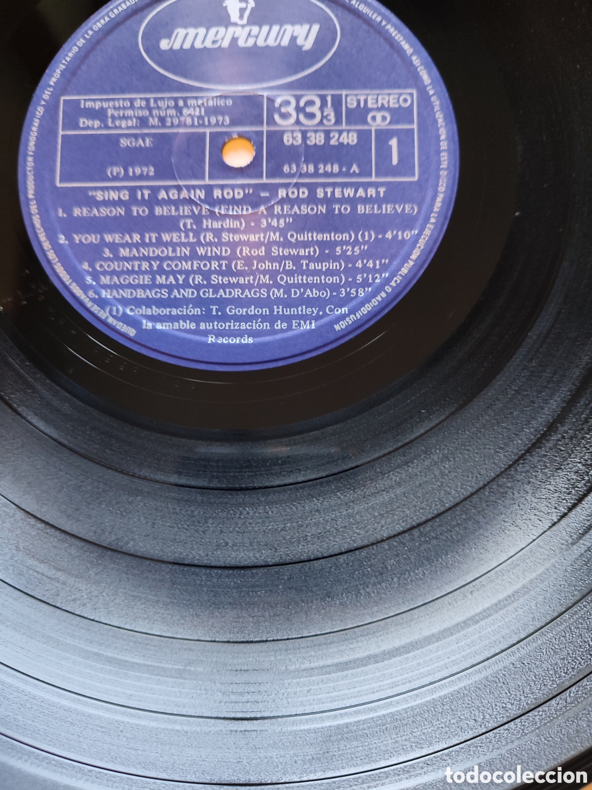 Discos de vinilo: Rod Stewart - Ding It again Rod - Foto 3