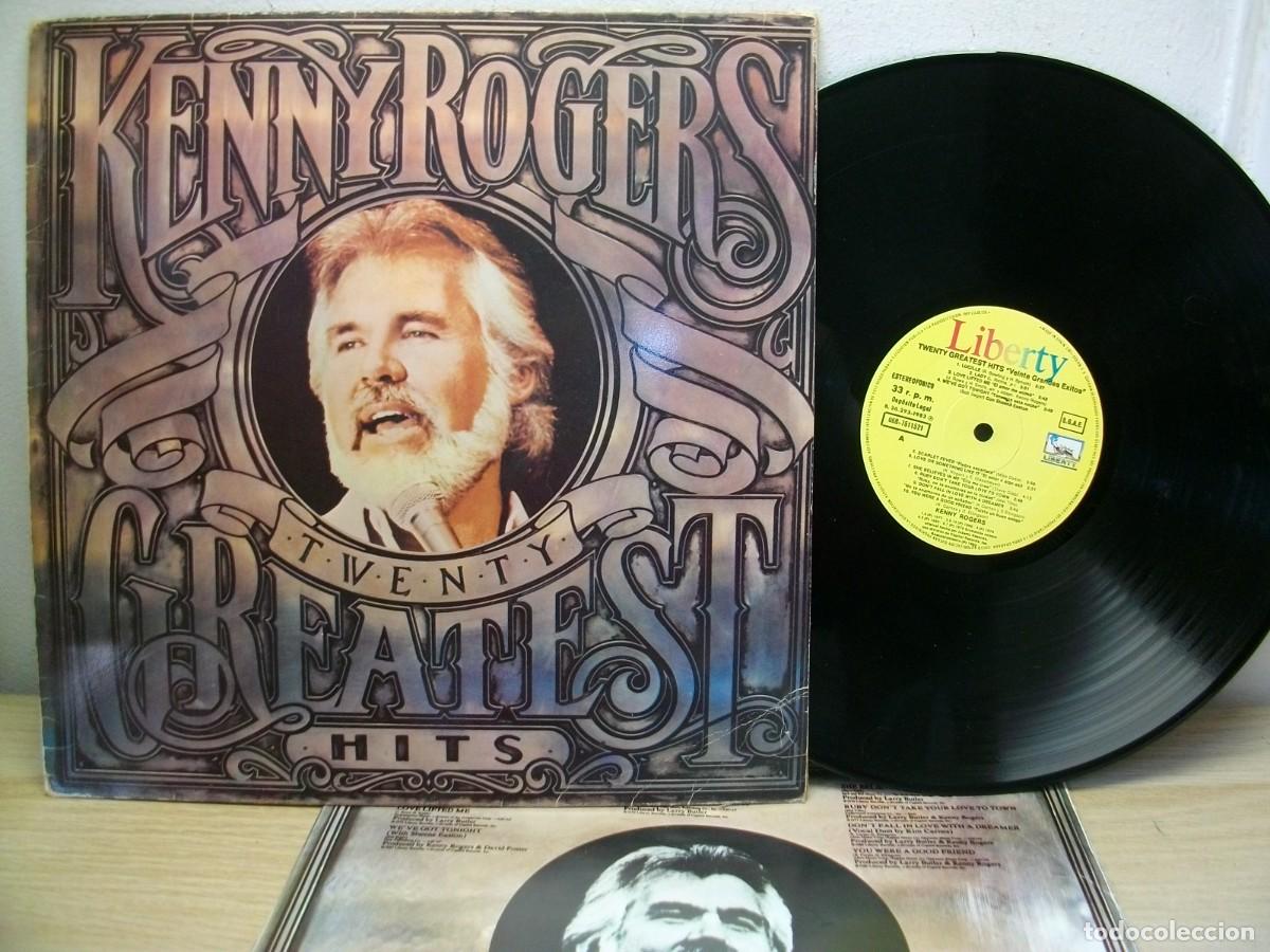 Discos de vinilo: Kenny Rogers &ndash; Twenty Greatest Hits LP - Foto 1
