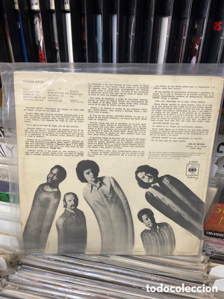 Discos de vinilo: Weather report, orange lady - Foto 2