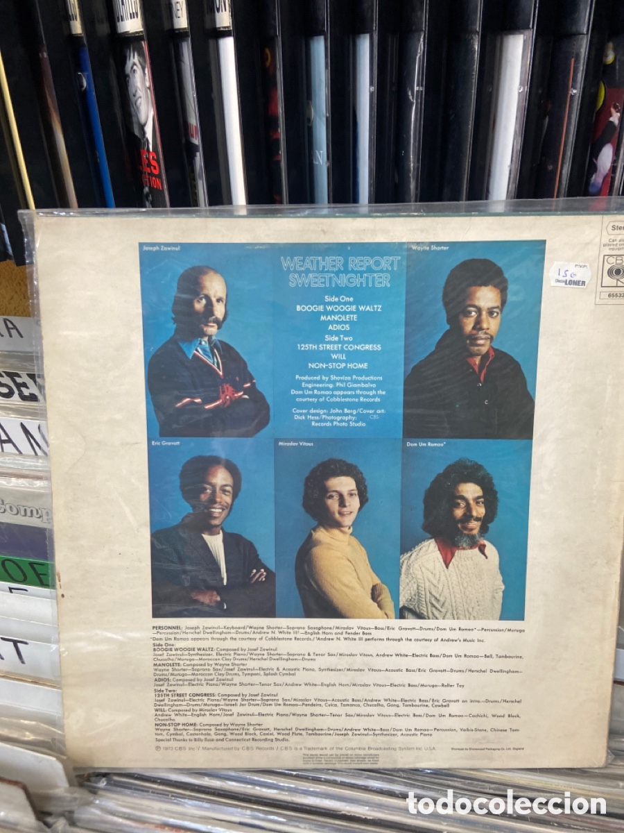Discos de vinilo: Weather report, sweetnighter - Foto 2