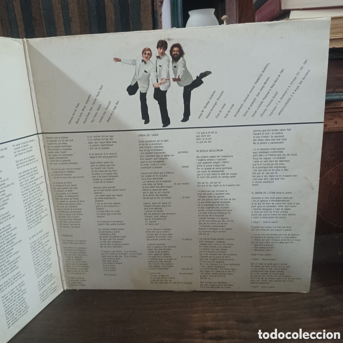Discos de vinilo: NOU DE TRINCA - LP. ARIOLA 1981 - Foto 3