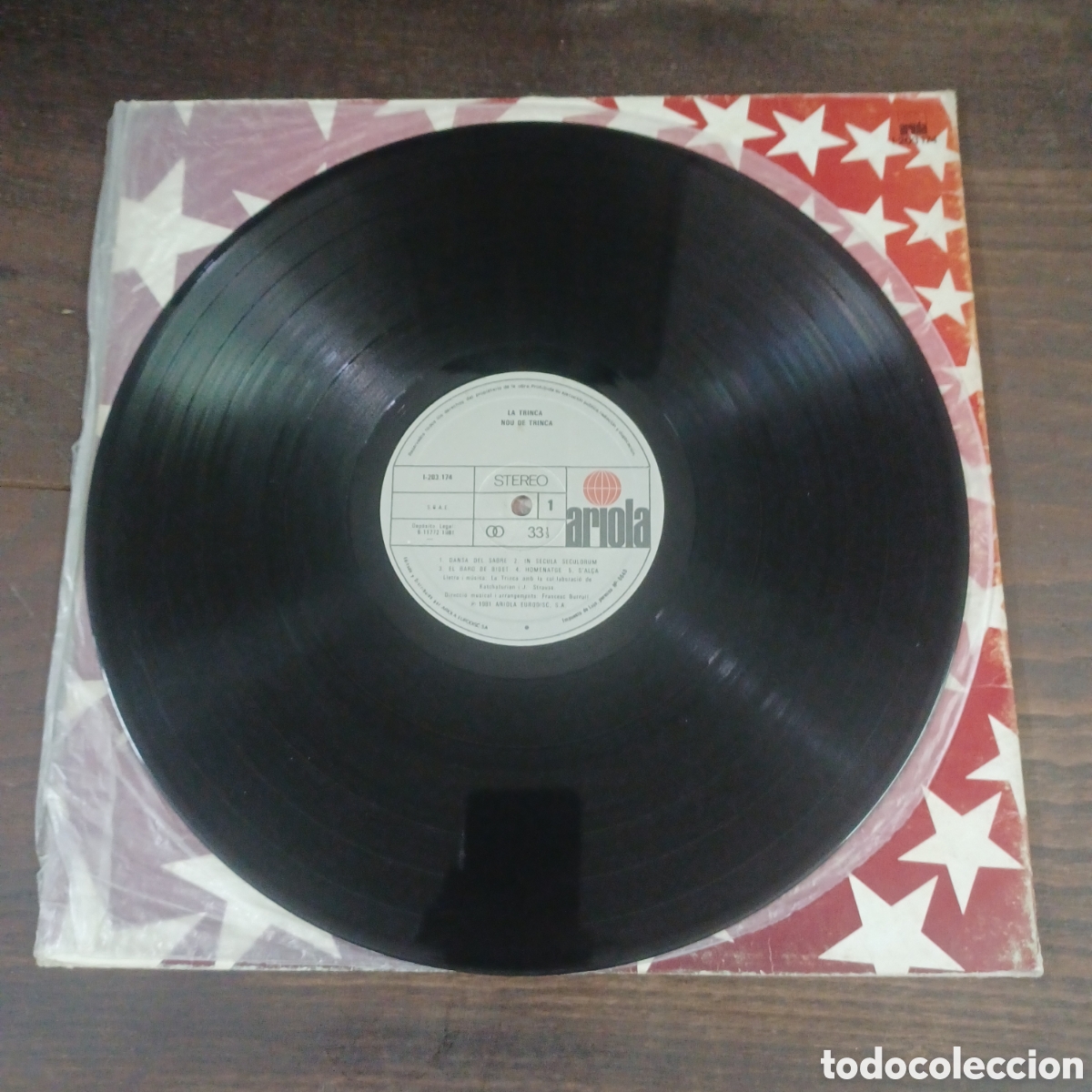 Discos de vinilo: NOU DE TRINCA - LP. ARIOLA 1981 - Foto 6