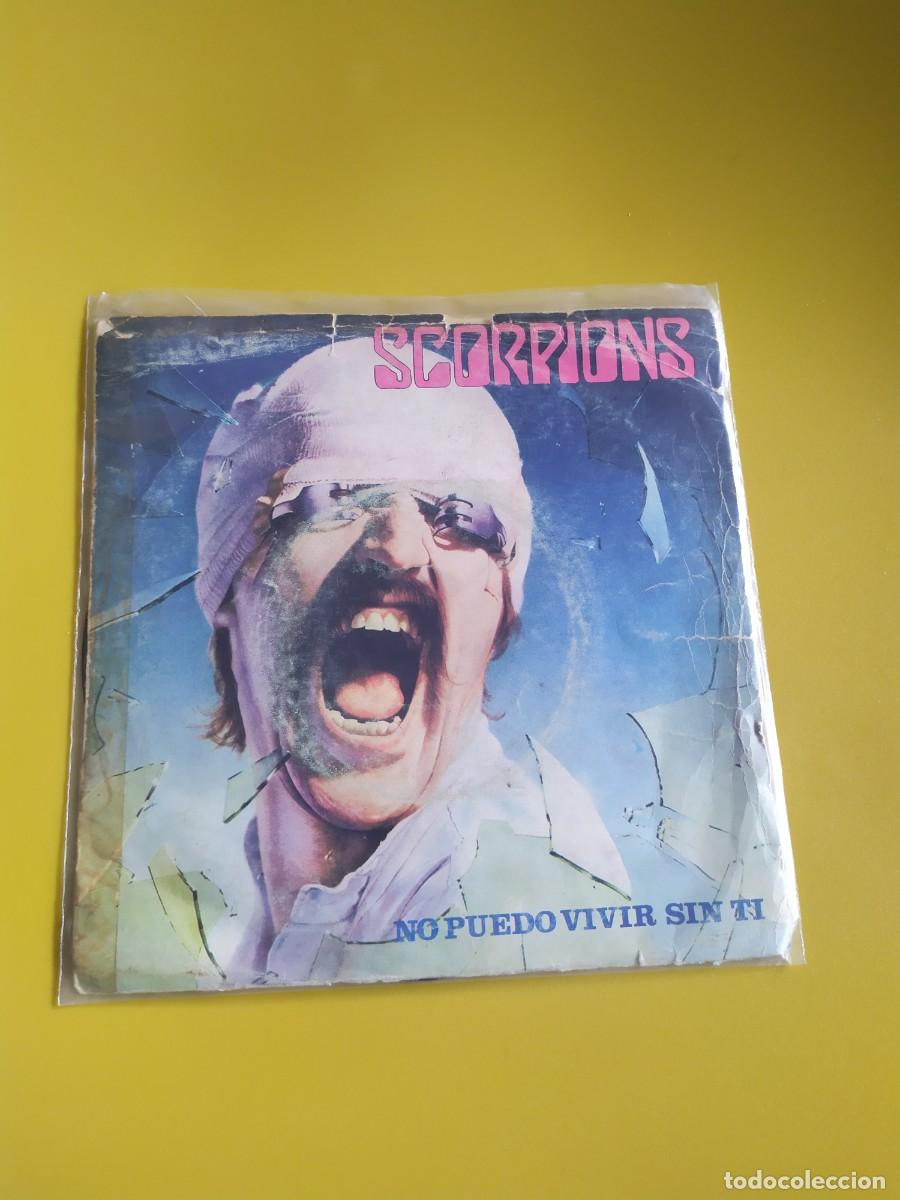 Discos de vinilo: Scorpions - Cant live without you / Always somewhere 1982 - Foto 1