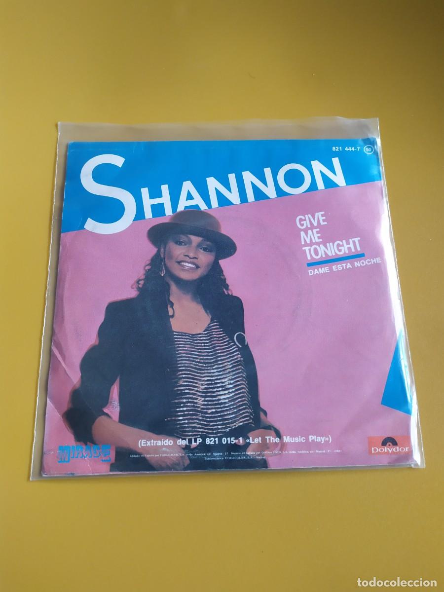 Discos de vinilo: Shannon - Give me tonight 1984 - Foto 2