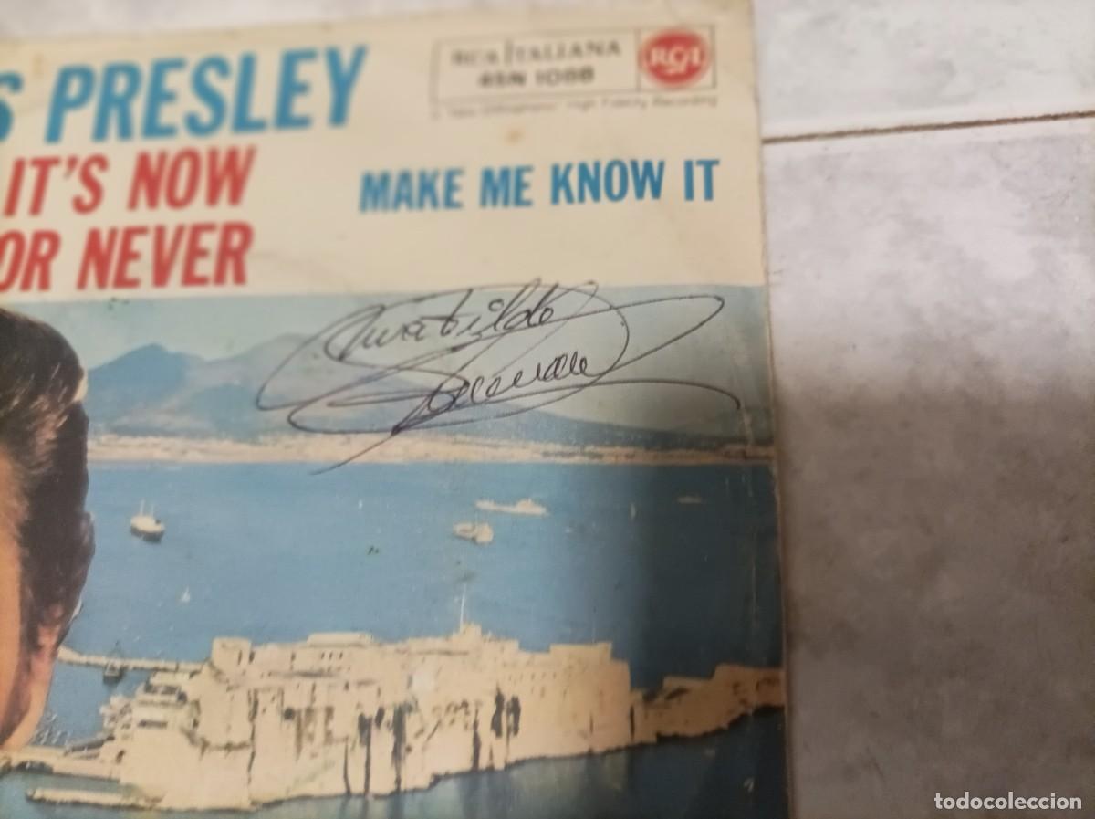 Discos de vinilo: Elvis Presley single Italia -leer- - Foto 4
