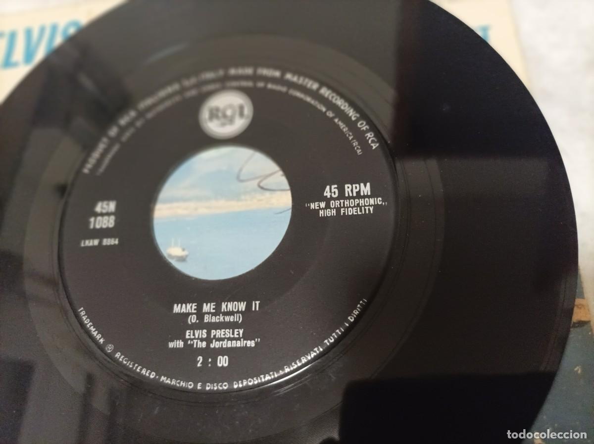 Discos de vinilo: Elvis Presley single Italia -leer- - Foto 5