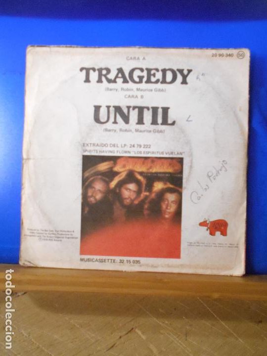 Discos de vinilo: BEE GEES-SINGLE TRAGEDY - Foto 3