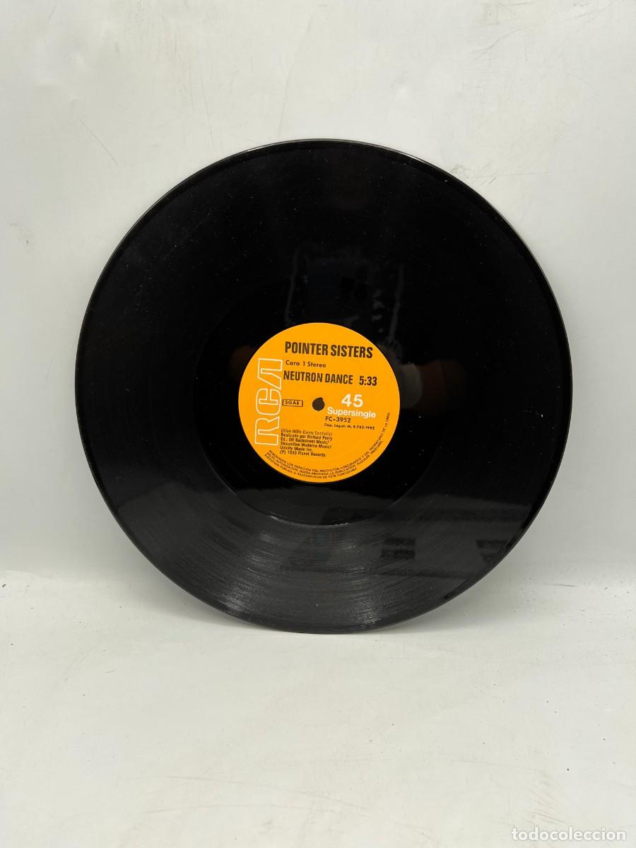 Discos de vinilo: SUPERSINGLE - POINTER SISTERS - NEUTRON DAANCE - RCA - MADRID 1985 - Foto 2