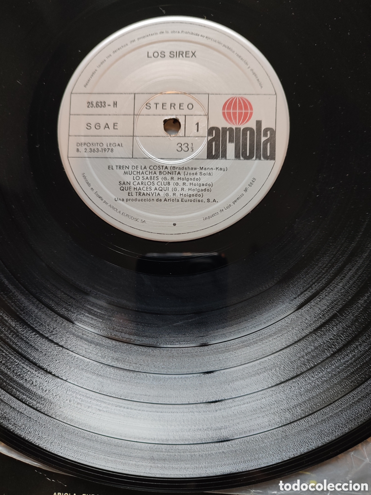 Discos de vinilo: Los Sirex - Same Vinilo Lp - Foto 3