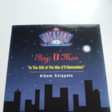 Discos de vinilo: BOYZ II MEN THE JACKSONS AN AMERICAN DREAM IN THE STILL OF THE NIGHT / JACSON 5 MEDLEY ( 1992 MOTOWN