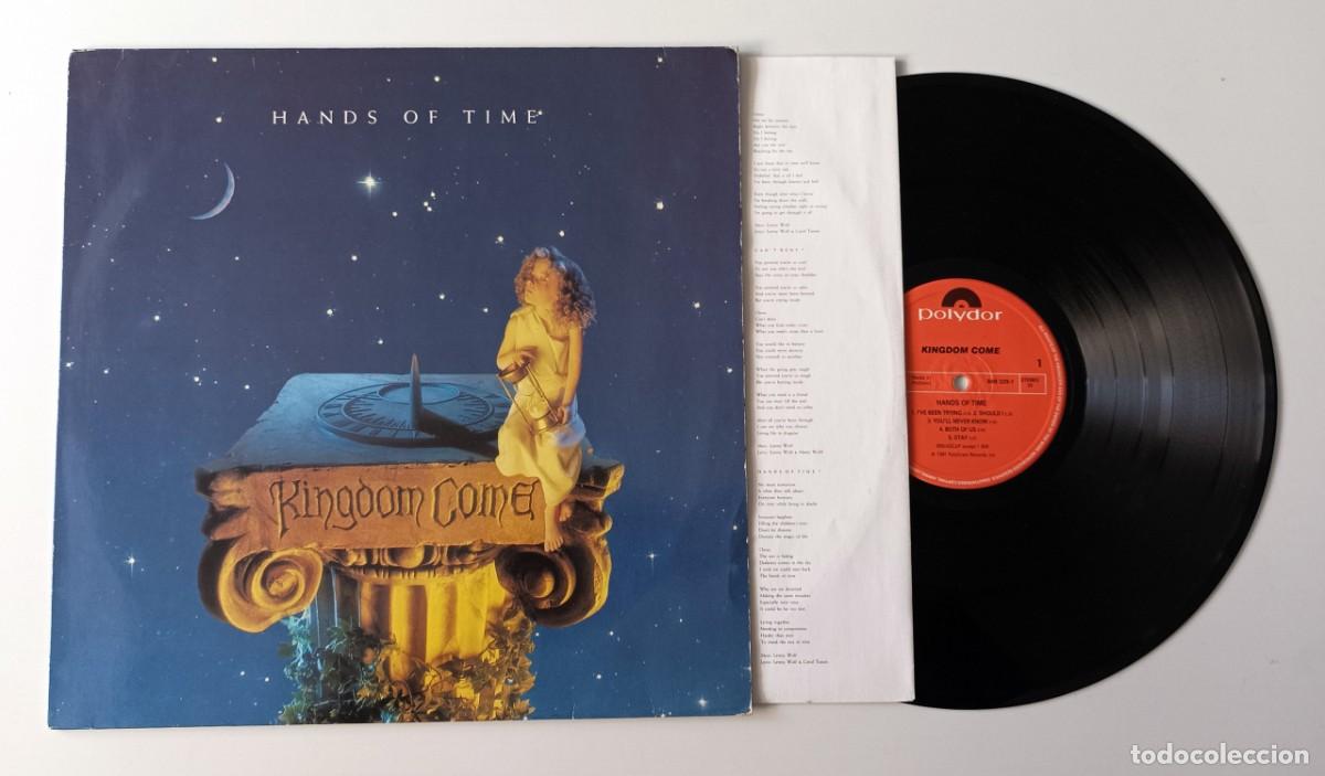 Discos de vinilo: LP KINGDOM COME - HANDS OF TIME - Foto 3