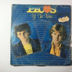 Dischi in vinile: PECOS - Y TE VAS / GUITARRA - SINGLE 1979 SPAIN