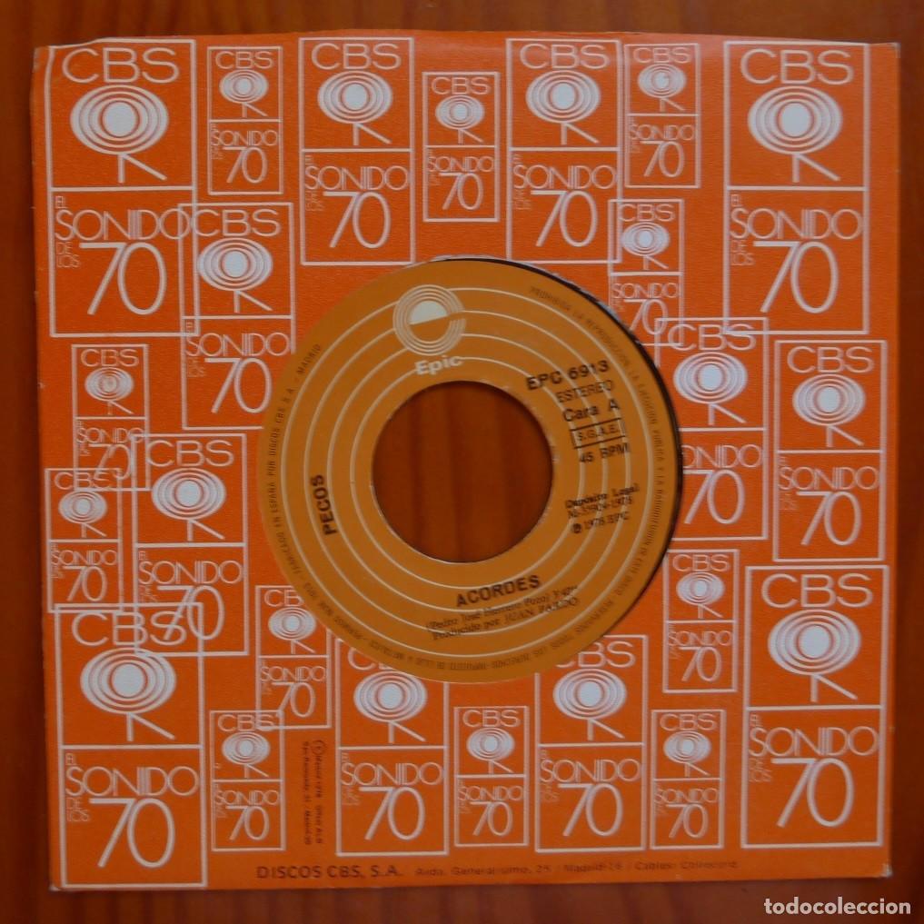 Discos de vinilo: PECOS / ACORDES/ PROMOCIONAL / 1978 / SINGLE - Foto 1
