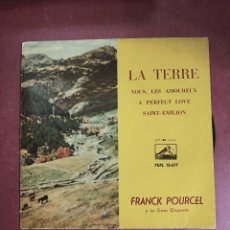 Discos de vinilo: FRANCK POURCEL - LA TERRE + 3 - EP LA VOZ DE SU AMO 1961.