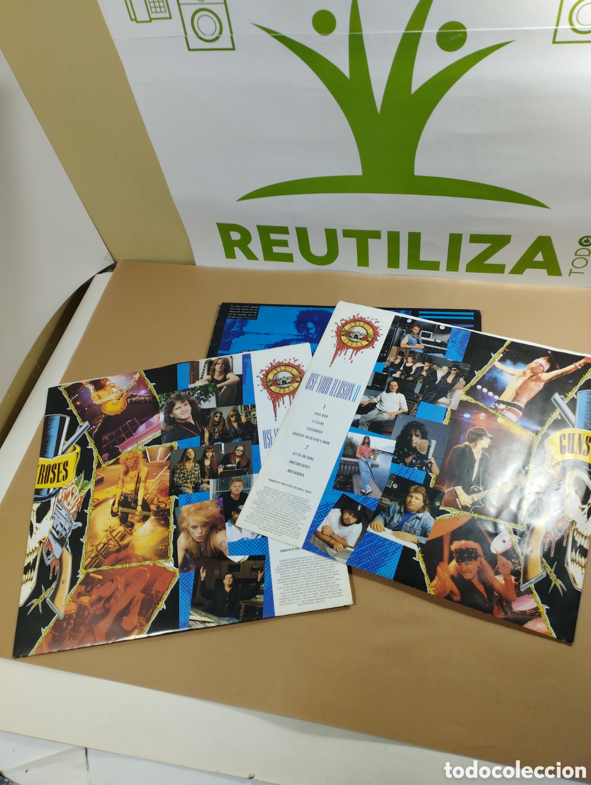 doble lp, con encarte de guns n' roses, use you - Compra venta en  todocoleccion