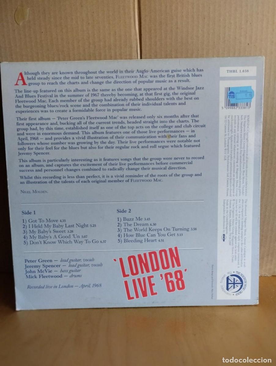Discos de vinilo: FLEETWOOD MAC ---- LONDON LIVE &acute;68 - Foto 2