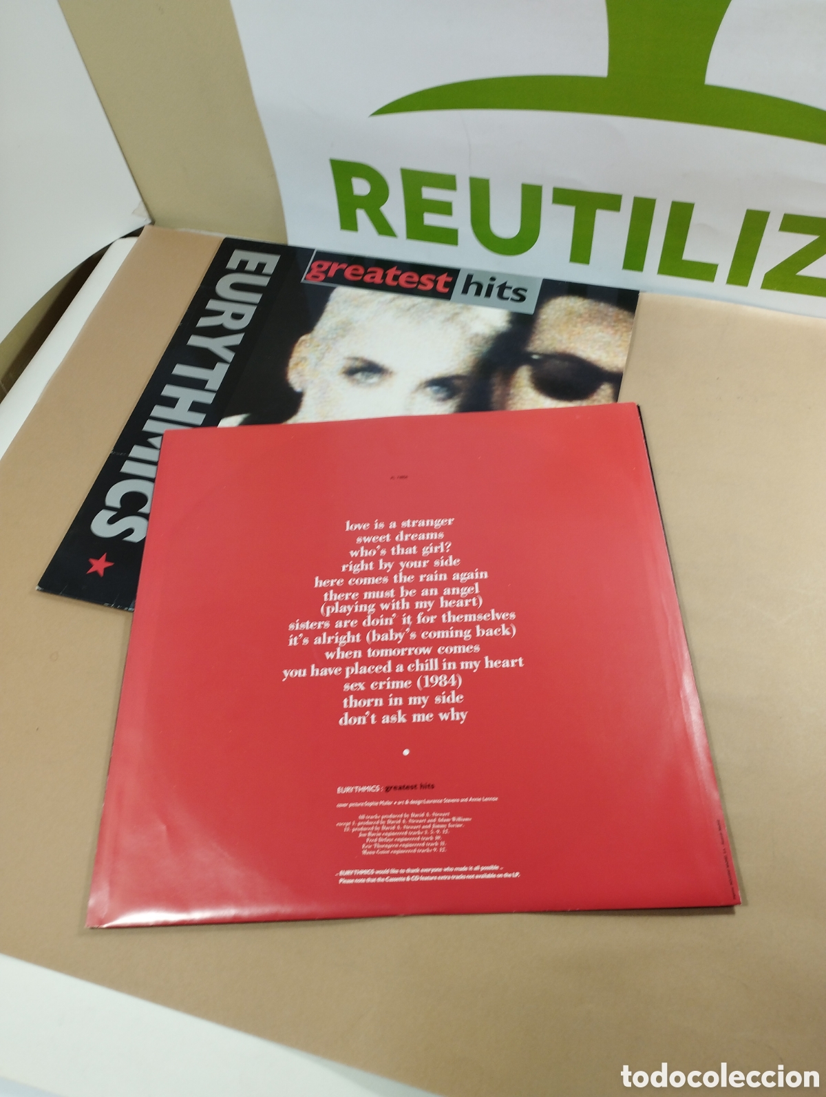 Discos de vinilo: Eurythmics. Greatest hits. LP - Foto 4