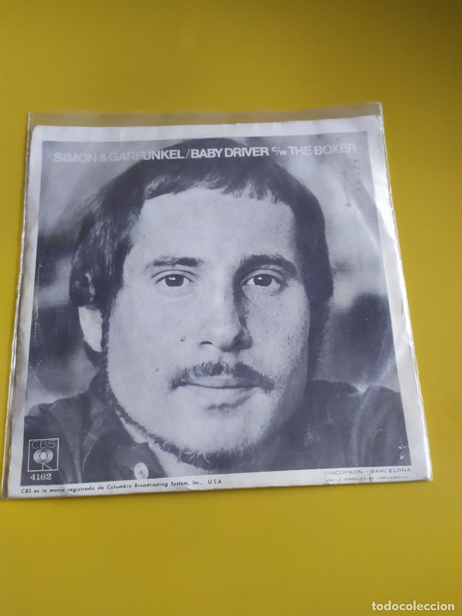 Discos de vinilo: Simon & Garfunkel - The boxer / Baby driver 1969 - Foto 2