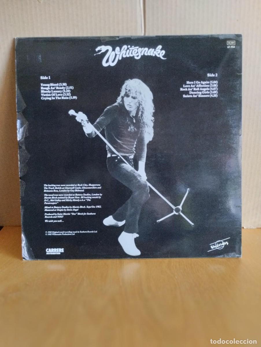 Discos de vinilo: WHITESNAKE ---- SAINTS & SINNERS - Foto 2
