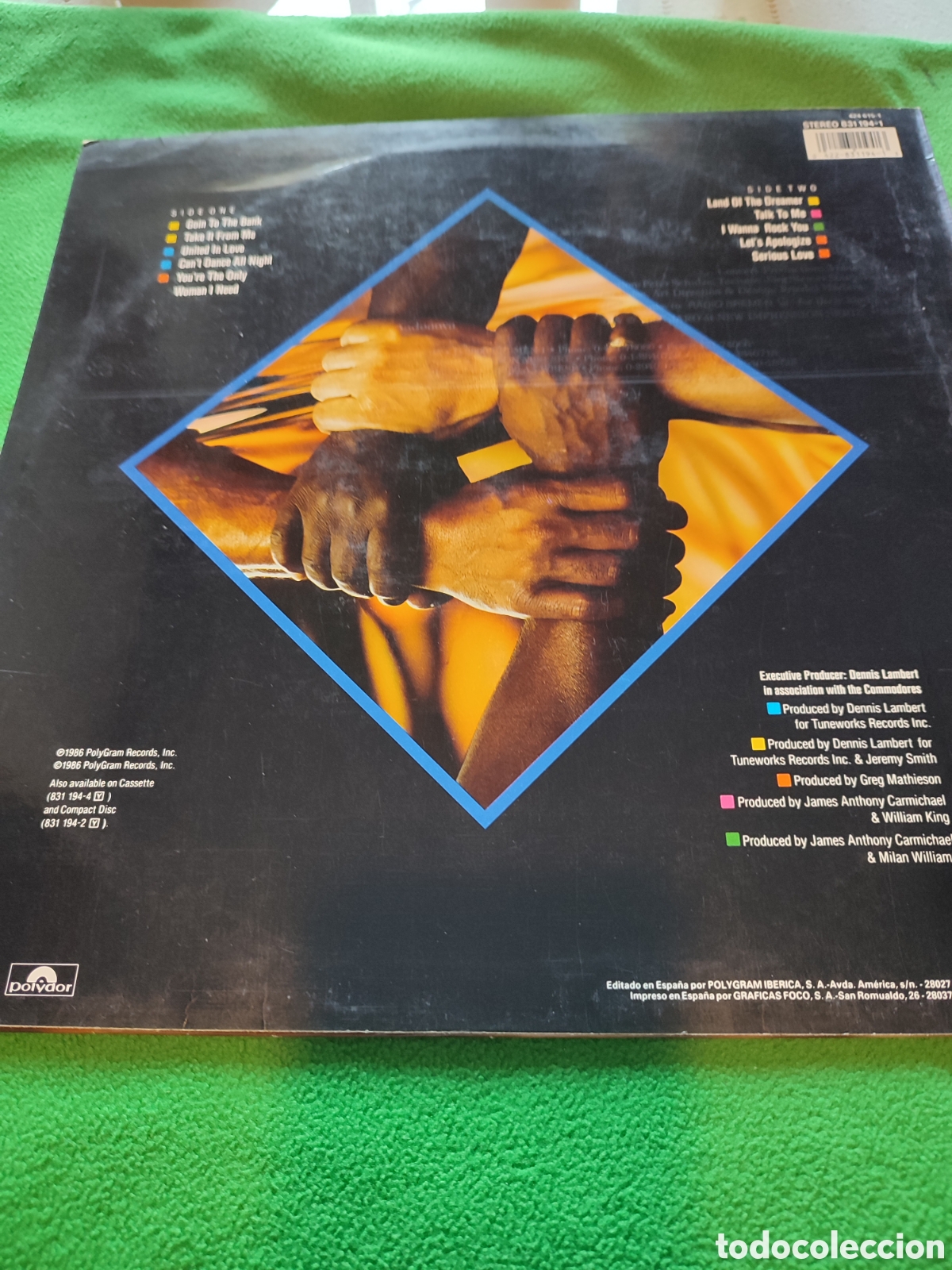 Discos de vinilo: Commodores - United Vinilo Lp - Foto 2