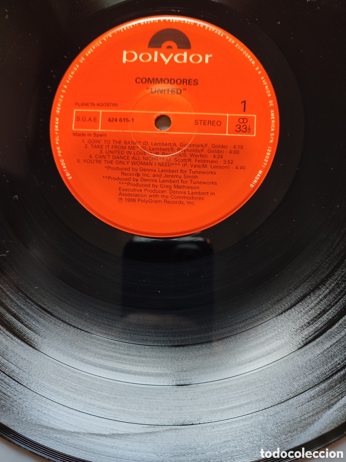 Discos de vinilo: Commodores - United Vinilo Lp - Foto 3