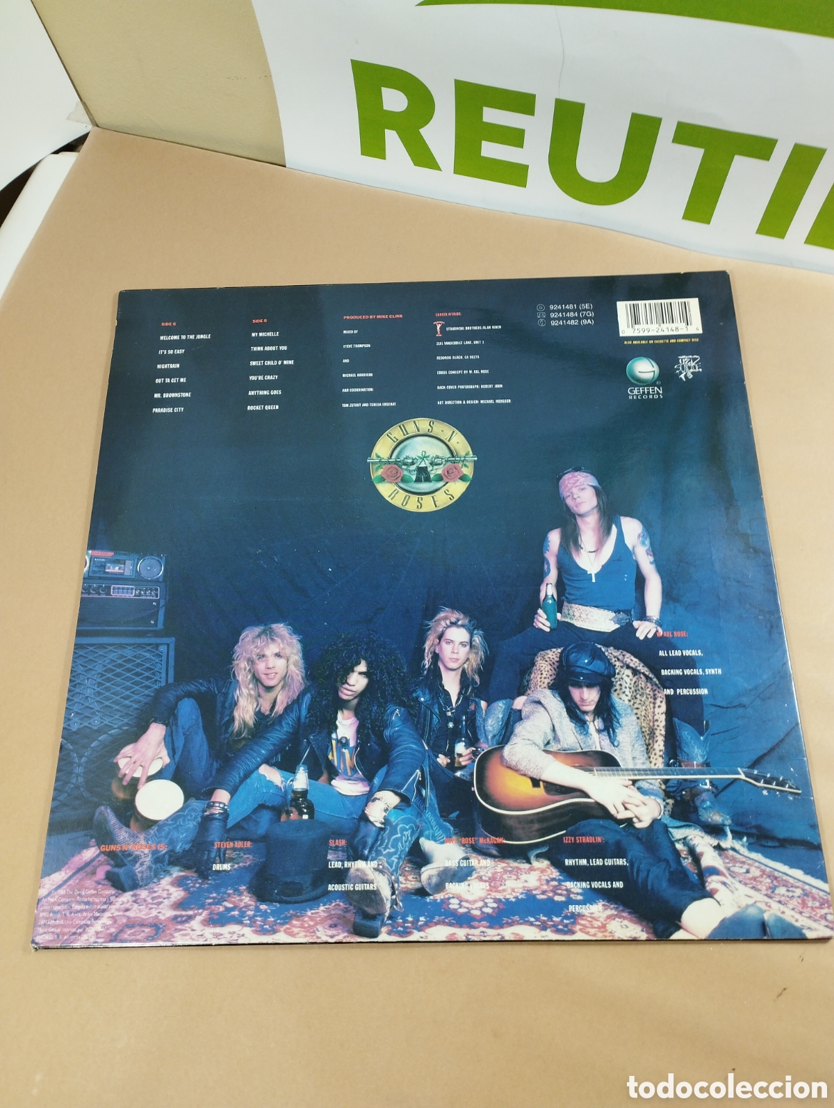 Discos de vinilo: Guns n Roses. Appetite for destruction. LP - Foto 2