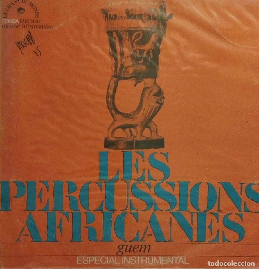 Discos de vinilo: DISCO VINILO LP - LES PERCUSSIONS AFRICANES - - Foto 1