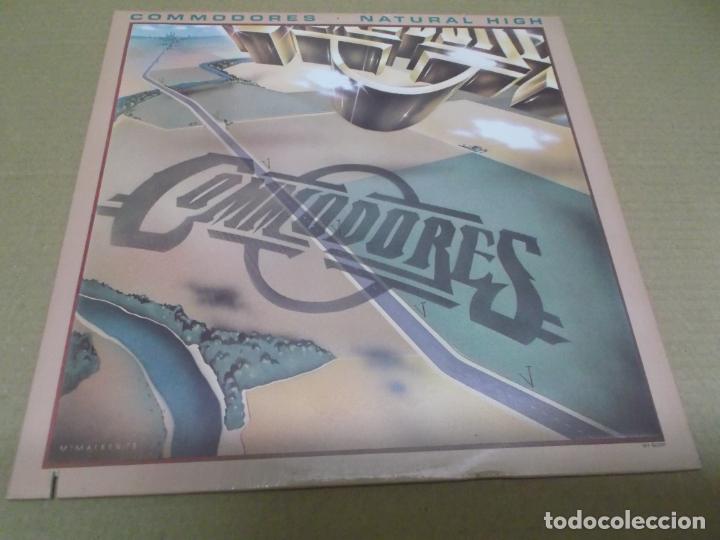 Discos de vinilo: COMMODORES (LP) NATURAL HIGH A&Ntilde;O &ndash; 1978 &ndash; EDICION U.S.A. - Foto 1